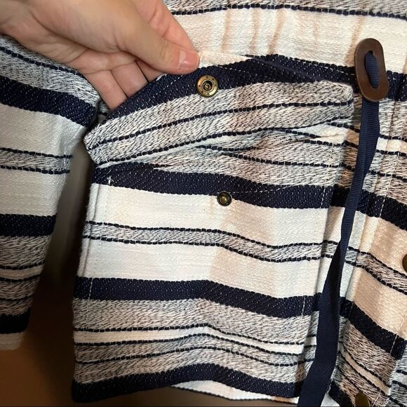 NWT! Loft navy & offwhite coat - Picture 8 of 16